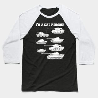 I'M A CAT PERSON! Baseball T-Shirt